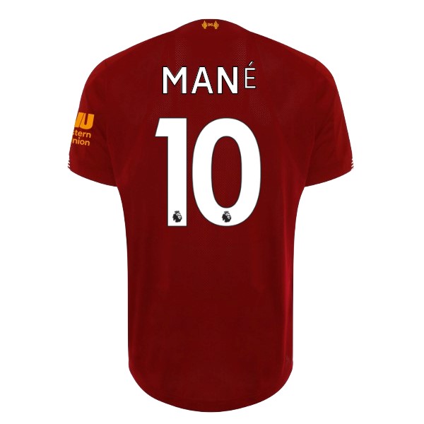 Camiseta Liverpool NO.10 Mane 1ª 2019/20 Rojo